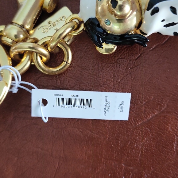 NWT! Coach Cruella De Vil Bear Bag Charm! - Picture 4 of 13